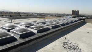 پوشش سقف پاسیو با نورگیر حبابی در شرق و غرب تهران با بهترین متریال و گارانتی آبندی سقف پاسیو